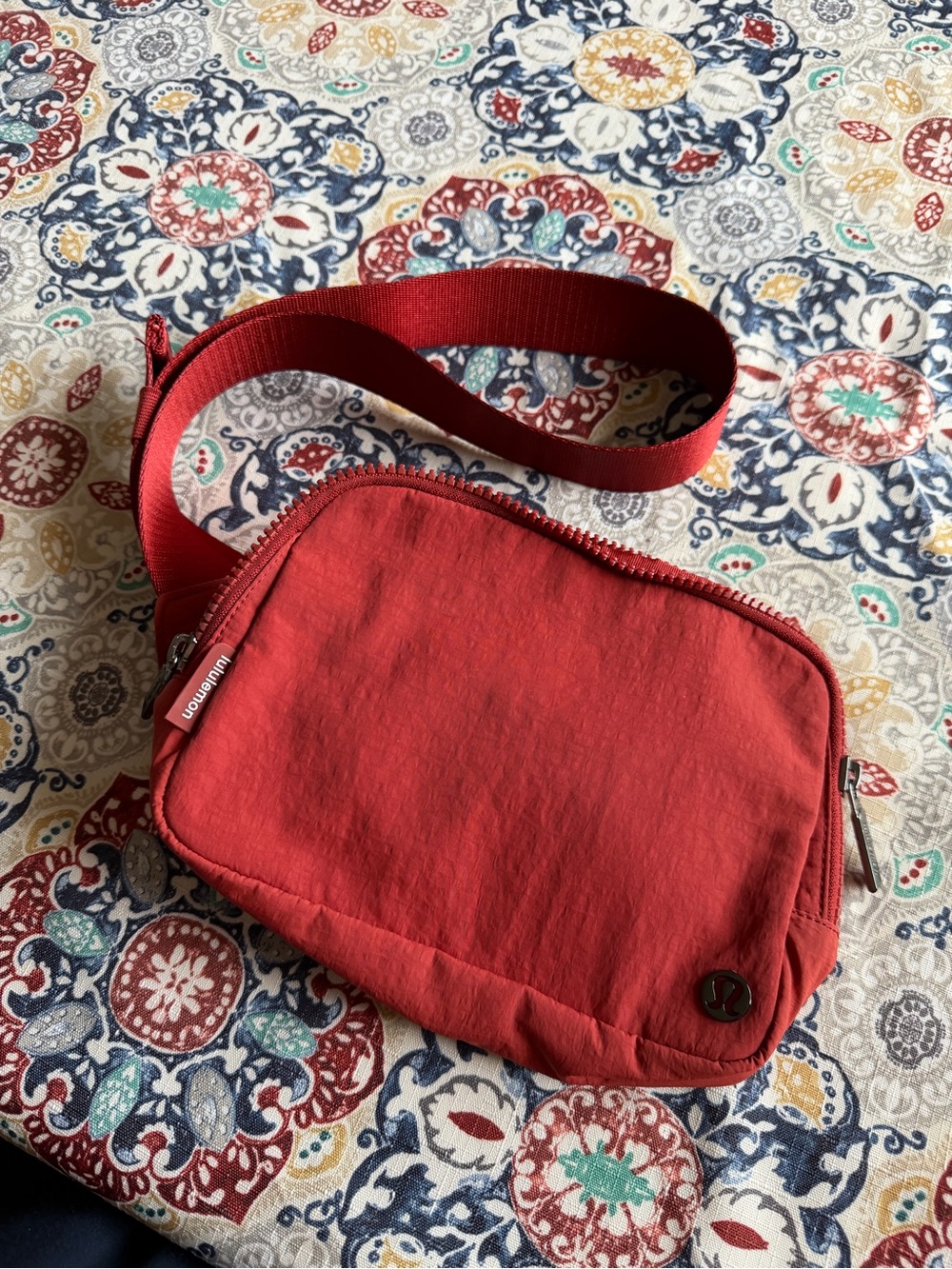 lululemon athletica terracotta/burnt orange  belt Bag